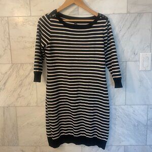 White House Black Market Striped Dress Small